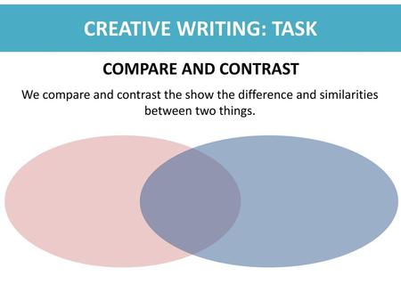 CREATIVE WRITING: TASK