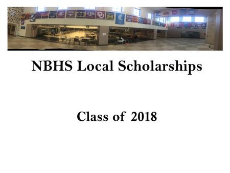 NBHS Local Scholarships