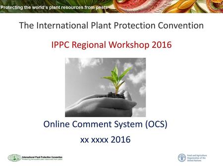 The International Plant Protection Convention