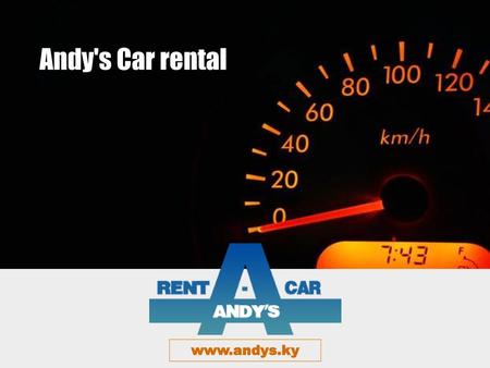 Andy's Car rental www.andys.ky.