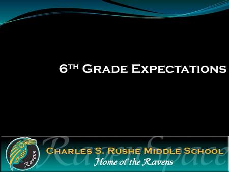 6th Grade Expectations.