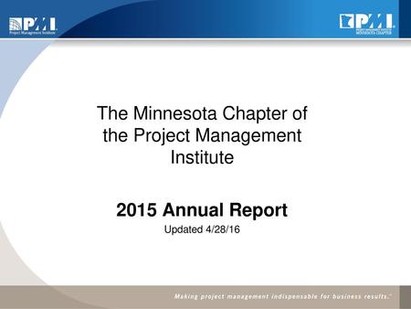 The Minnesota Chapter of the Project Management Institute