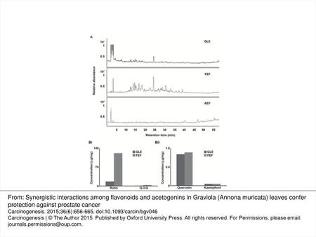 Figure 1. Identification of the most-abundant phytochemicals in GLE