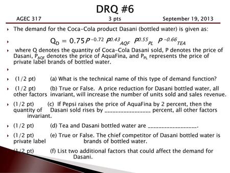 DRQ #6 AGEC pts September 19, 2013