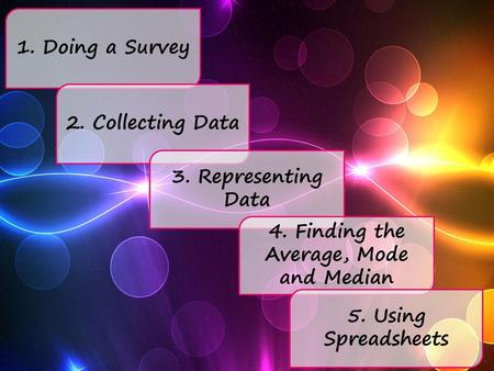 4. Finding the Average, Mode and Median