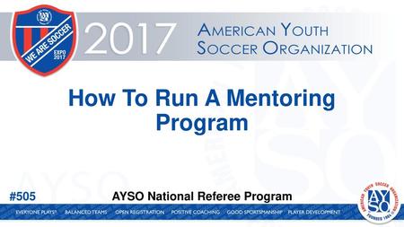 How To Run A Mentoring Program