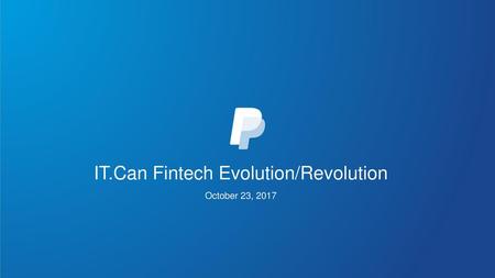 IT.Can Fintech Evolution/Revolution