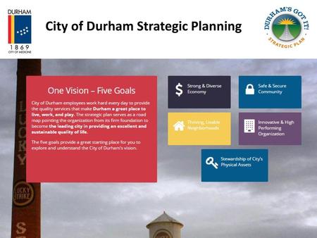 City of Durham Strategic Planning