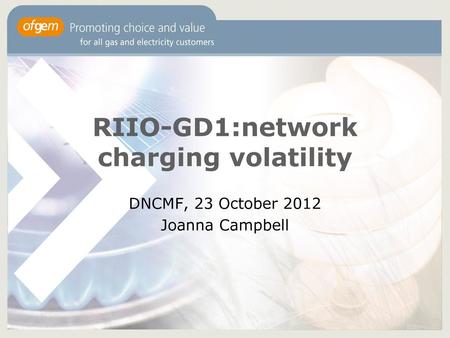 RIIO-GD1:network charging volatility