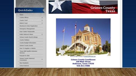 Grimes County Courthouse / Anderson Tx