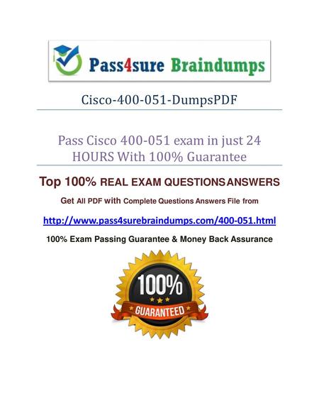 100% Exam Passing Guarantee & Money Back Assurance