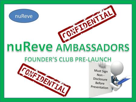 FOUNDER’S CLUB PRE-LAUNCH