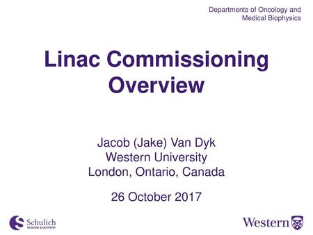 Linac Commissioning Overview