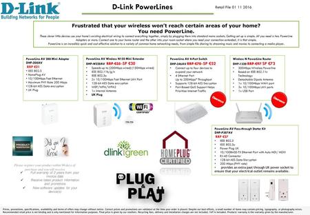 D-Link PowerLines Retail File