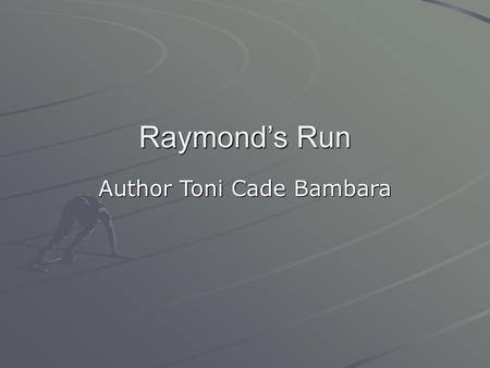 Author Toni Cade Bambara