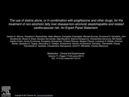 Metabolism - Clinical and Experimental