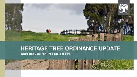 Heritage Tree Ordinance Update