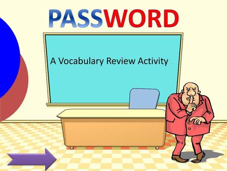 A Vocabulary Review Activity