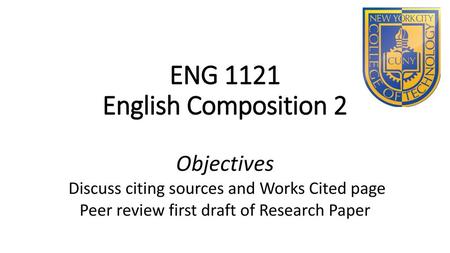 ENG 1121 English Composition 2