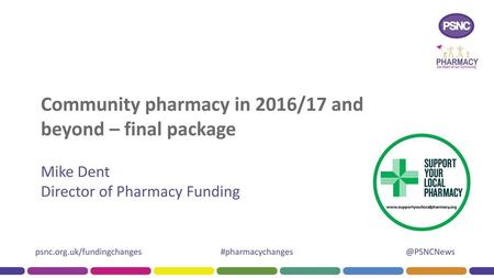 Community pharmacy in 2016/17 and beyond – final package