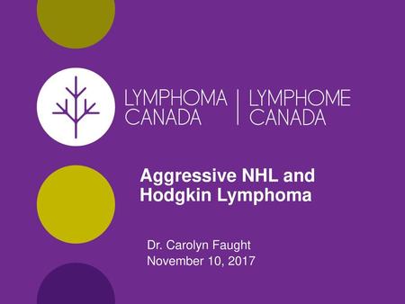 Aggressive NHL and Hodgkin Lymphoma