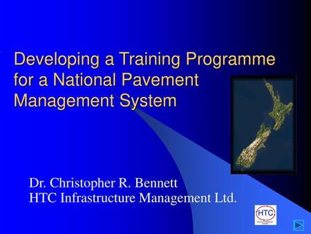 * Dr. Christopher R. Bennett HTC Infrastructure Management Ltd.