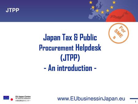 Japan Tax & Public (JTPP) - An introduction -