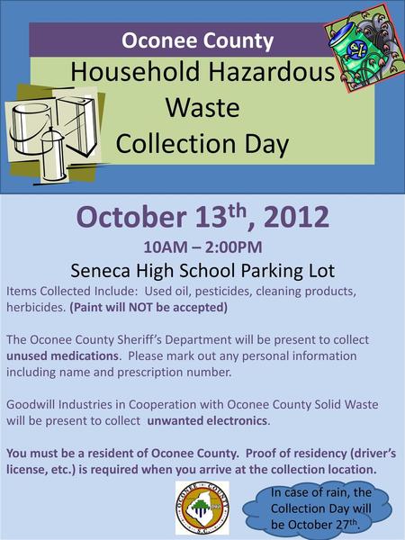 Household Hazardous Waste Collection Day