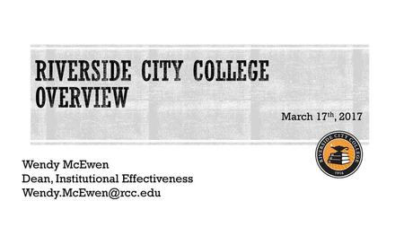 Riverside City College Overview