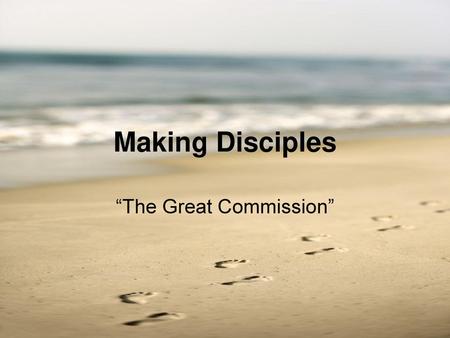 “The Great Commission”