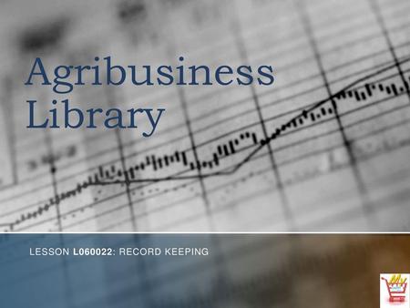 Lesson L060022: Record Keeping