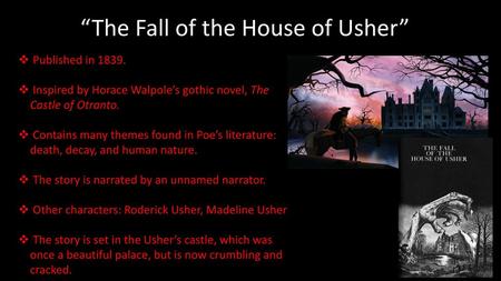 “The Fall of the House of Usher”