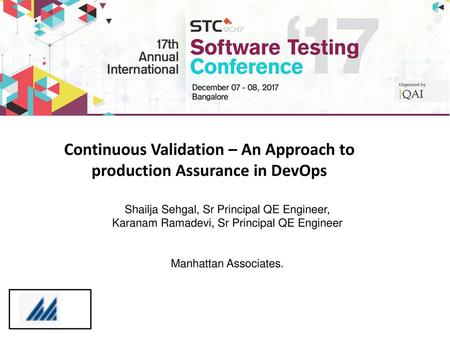 Continuous Validation – An Approach to production Assurance in DevOps