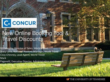 New Online Booking Tool & Travel Discounts