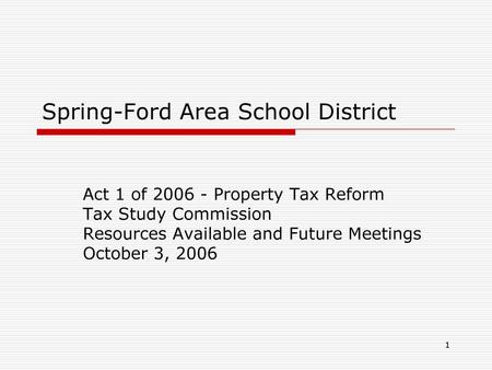 Spring-Ford Area School District