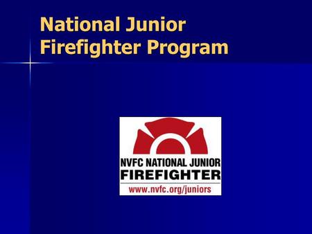 National Junior Firefighter Program