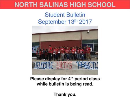 NORTH SALINAS HIGH SCHOOL