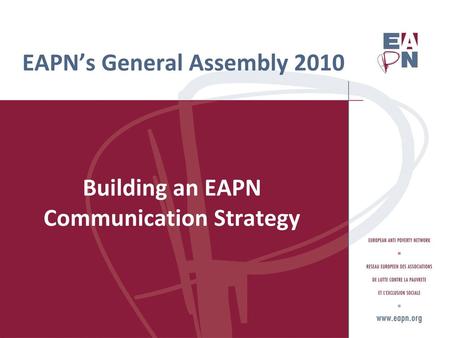 EAPN’s General Assembly 2010