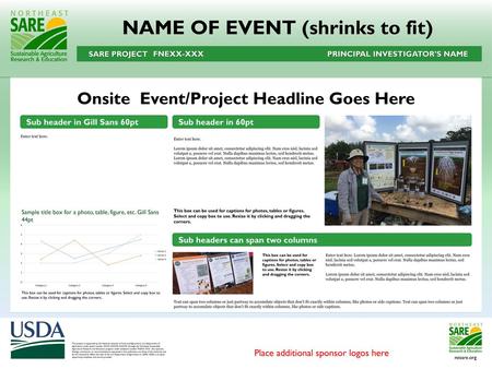 NAME OF EVENT (shrinks to fit) Onsite Event/Project Headline Goes Here