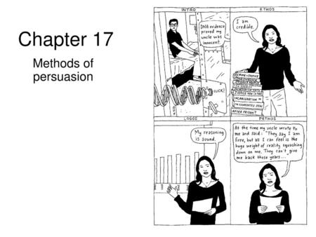 Chapter 17 Methods of persuasion.