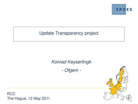 Work plan of GRI NW for 2011 Three out of four projects are started