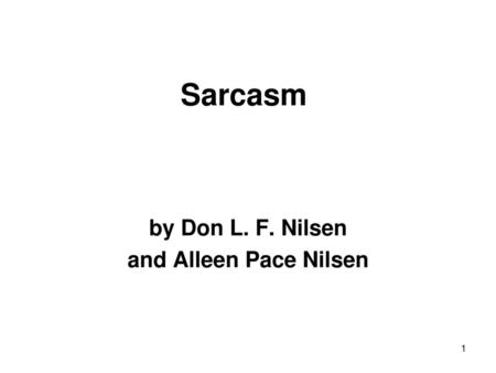 by Don L. F. Nilsen and Alleen Pace Nilsen