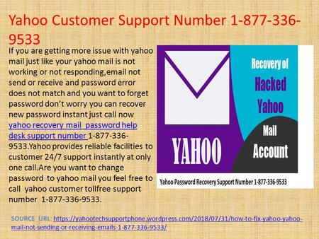 Yahoo customer care number usa 1877-503-0107