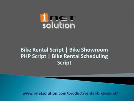 Bike Rental Script | Bike Showroom PHP Script | Bike Rental Scheduling Script