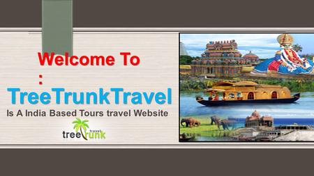 Welcome To : TreeTrunkTravel TreeTrunkTravel Is A India Based Tours travel Website.