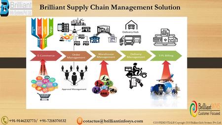 Brilliant Supply Chain Management Solution CONFIDENTIAL© Copyright 2018 Brilliant Info Systems Pvt. Ltd /