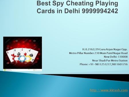 Best Cheating Playing Cards Devices in Delhi