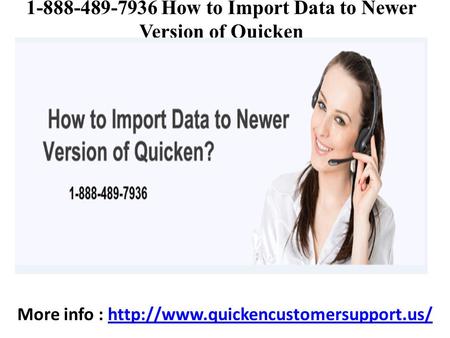 How to Import Data to Newer Version of Quicken 