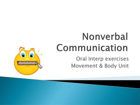 Nonverbal Communication