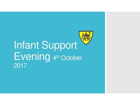 Infant Support Evening 4th October 2017